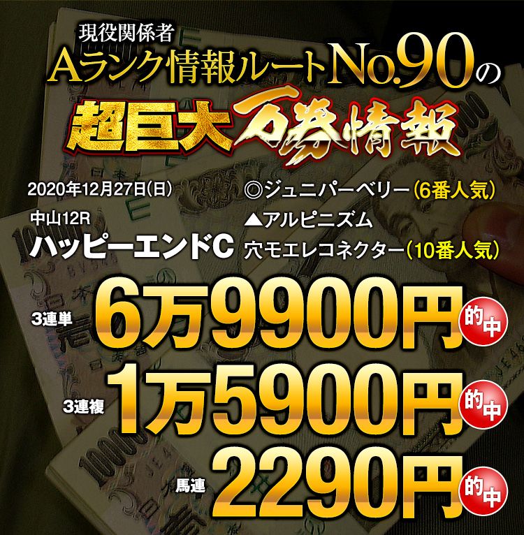 ハッピーエンドC的中