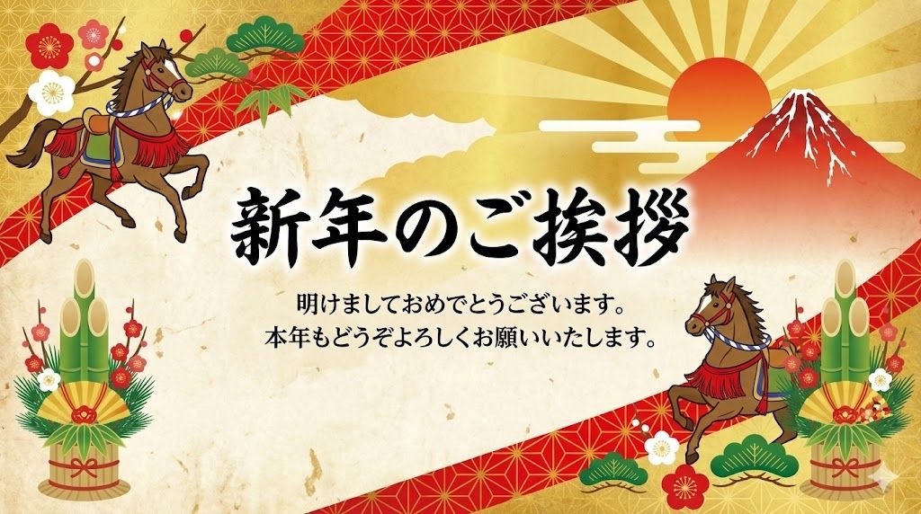 【謹賀新年】新年のご挨拶